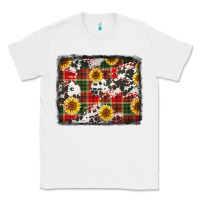 White cowhide sunflowers candy canes Classic Tee - Jasminsmagicworld