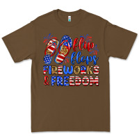 Cacao flip flops fireworks and freedom Premium Tee - Zillion Design Studio