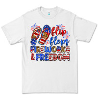 White flip flops fireworks and freedom Premium Tee - Zillion Design Studio