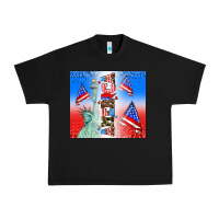 Black american flag  and america Urban Heavy Tee - AdoDesignShop