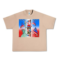Burro american flag  and america Urban Heavy Tee - AdoDesignShop
