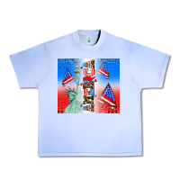 Grape Ice american flag  and america Urban Heavy Tee - AdoDesignShop
