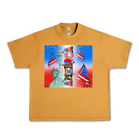 Peanut Butter american flag  and america Urban Heavy Tee - AdoDesignShop