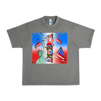 Tornado american flag  and america Urban Heavy Tee - AdoDesignShop