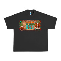 Pigment Black texas longhorn wild one cactus licanse plate Urban Heavy Tee - Artiststas