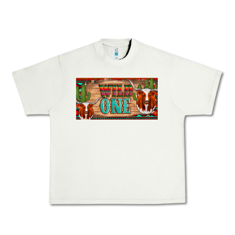 Texas Longhorn Wild One Cactus Licanse Plate Urban Heavy Tee by Artiststas | Teevron