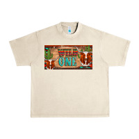 Sandshell texas longhorn wild one cactus licanse plate Urban Heavy Tee - Artiststas