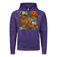 Cloud Purple squirrel pumpkin seamless Vintage Hoodie - BundleAndBundleShop