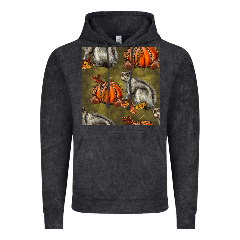 Squirrel Pumpkin Seamless Vintage Hoodie by BundleAndBundleShop | Teevron