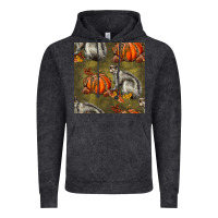 Vintage Black squirrel pumpkin seamless Vintage Hoodie - BundleAndBundleShop