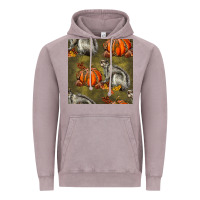Vintage Zinc squirrel pumpkin seamless Vintage Hoodie - BundleAndBundleShop