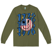 Army Green 1776 Long Sleeve Tee - MaliasSmallBusiness