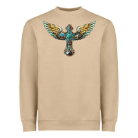 Mushroom western cross wings Heavyweight Sweatshirt - BarkalooDesign