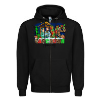 Black Love Came  Down Luke 2 11 Zipper Hoodie - MaliasSmallBusiness
