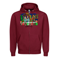 Burgundy Love Came  Down Luke 2 11 Zipper Hoodie - MaliasSmallBusiness