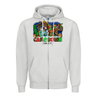Dove Grey Love Came  Down Luke 2 11 Zipper Hoodie - MaliasSmallBusiness