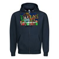 Navy Love Came  Down Luke 2 11 Zipper Hoodie - MaliasSmallBusiness