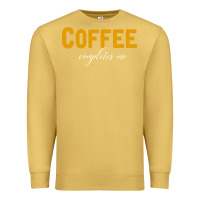Antique Gold Coffee Completes Me Premium Sweatshirt - Bettercallsaul