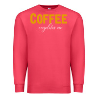 Cardinal Coffee Completes Me Premium Sweatshirt - Bettercallsaul