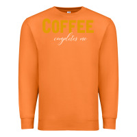 Carrot Coffee Completes Me Premium Sweatshirt - Bettercallsaul