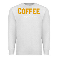 Oatmeal Heather Coffee Completes Me Premium Sweatshirt - Bettercallsaul