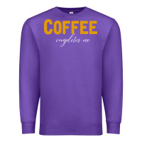 Purple Coffee Completes Me Premium Sweatshirt - Bettercallsaul