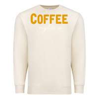 Sandshell Coffee Completes Me Premium Sweatshirt - Bettercallsaul