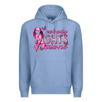 Colony Blue nobody fights alone cancer Premium Hoodie - NancyCooperArtShop