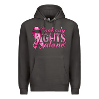 Smoke nobody fights alone cancer Premium Hoodie - NancyCooperArtShop