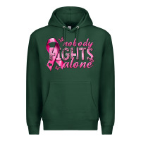 Nobody Fights Alone Cancer Premium Hoodie | Teevron