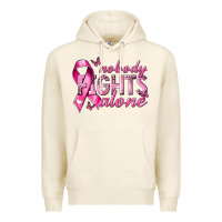 Tofu nobody fights alone cancer Premium Hoodie - NancyCooperArtShop