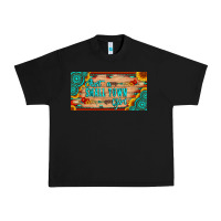 Black just a small town girl wlth gemstone arrow and sunflowers licanse plat Urban Heavy Tee - Artiststas