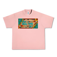 Salmon just a small town girl wlth gemstone arrow and sunflowers licanse plat Urban Heavy Tee - Artiststas