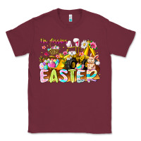 Burgundy Im Digging Easter Classic Tee - CowhideDigitalArt