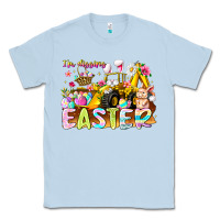 Dusty Blue Im Digging Easter Classic Tee - CowhideDigitalArt