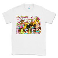 White Im Digging Easter Classic Tee - CowhideDigitalArt