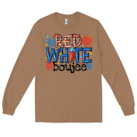 Toasted Coconut red white boujee Long Sleeve Tee - MaliasSmallBusiness