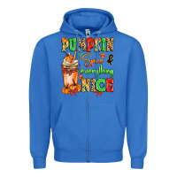 True Royal Pumpkin Spice And Everything Nice Zipper Hoodie - MaliasSmallBusiness