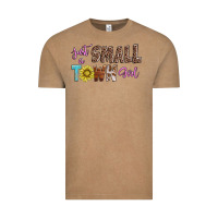 Vintage Coffee just a small town girl Vintage Tee - AdoDesignShop