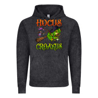 Vintage Black hocus croakus Vintage Hoodie - BundleAndBundleShop