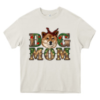 Cream dog mom shiba inu Heavy Core Tee - RanaPortraitStore
