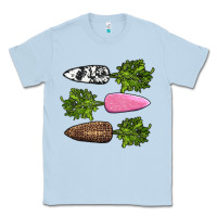 Dusty Blue easter carrots Classic Tee - AdoDesignShop