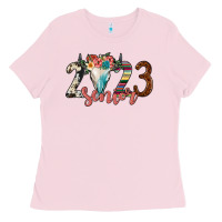 Bubblegum Pink 2023 senior bull skull Ladies Tee - JahusDesignShop