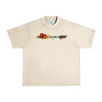 Sandshell flowers and arrow with gemstone Urban Heavy Tee - Artiststas
