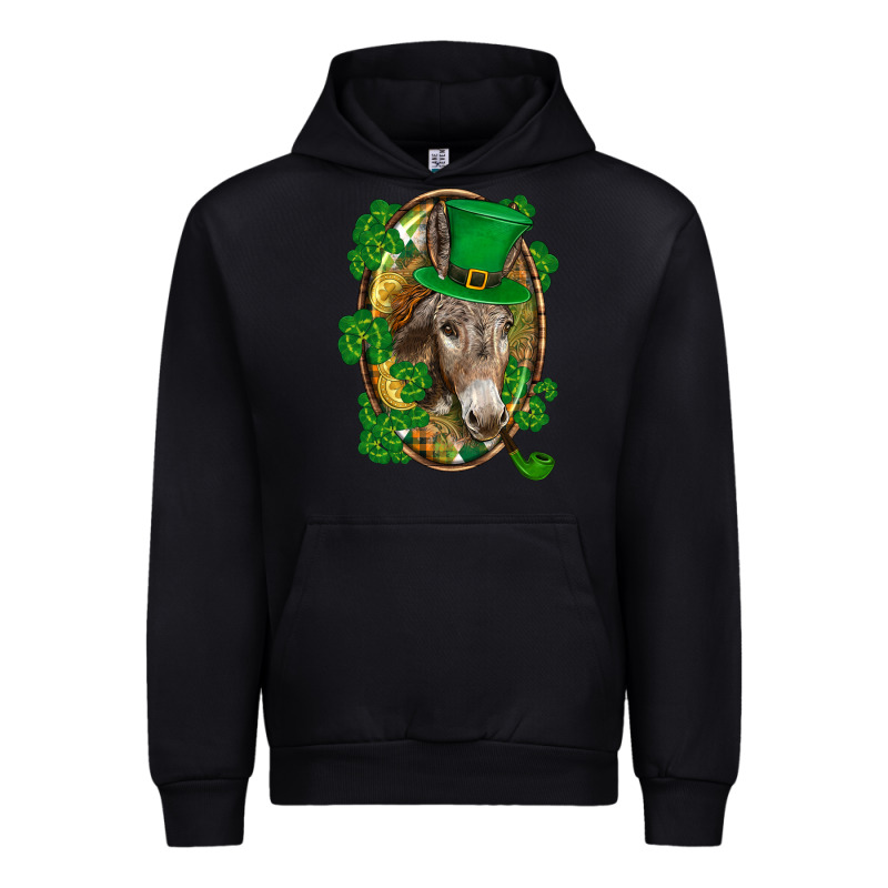 St. Patrick's Day Donkey Urban Hoodie by CowGirlArtShop | Teevron