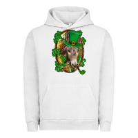 Pigment Lunar Rock St. Patrick's day Donkey Urban Hoodie - CowGirlArtShop