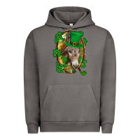 Pigment Tornado St. Patrick's day Donkey Urban Hoodie - CowGirlArtShop