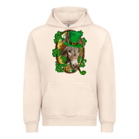 Sandshell St. Patrick's day Donkey Urban Hoodie - CowGirlArtShop
