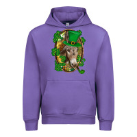 Tulip St. Patrick's day Donkey Urban Hoodie - CowGirlArtShop