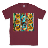Burgundy western teacher Classic Tee - LillyAllenDesigns
